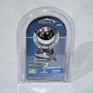 REESE 74010 2" TRAILER HITCH BALL 6000lbs 1" SHANK - Picture 1 of 4
