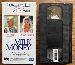 DINERO DE LECHE / I.Q. Cinta de casete de video promocional VHS 1994 RARA Paramount - Imagen 1 de 3