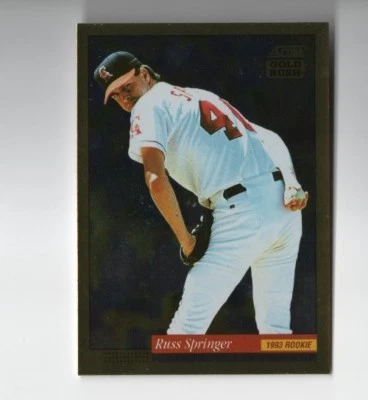 1994 Score Gold Rush California Angels Baseball Card #562 Russ Springer - Image 1 of 2