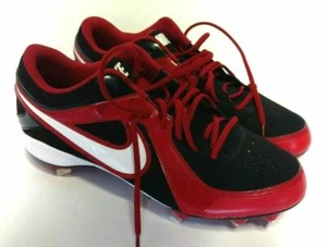 Nike MVP Low Strike Baseball Metall Stollen schwarz rot Herren Größe 13 535841-016  - Bild 1 von 2