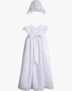 PIPPA & JULIE Baby Girls' Christening Gown Set - Picture 1 of 9