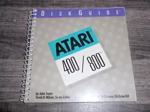 Atari 400/800 Disk Guide John Taylor 1983 Osborne/McGraw-Hill Spiral-Bound Book - Bild 1 von 15
