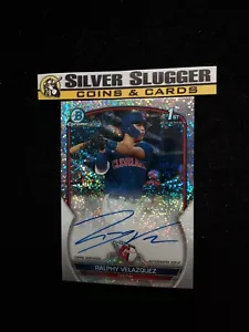2023 Ralphy Velazquez 1. Bowman Chrom Auto Speckle Refraktor #71/71 erster/letzter - Bild 1 von 2