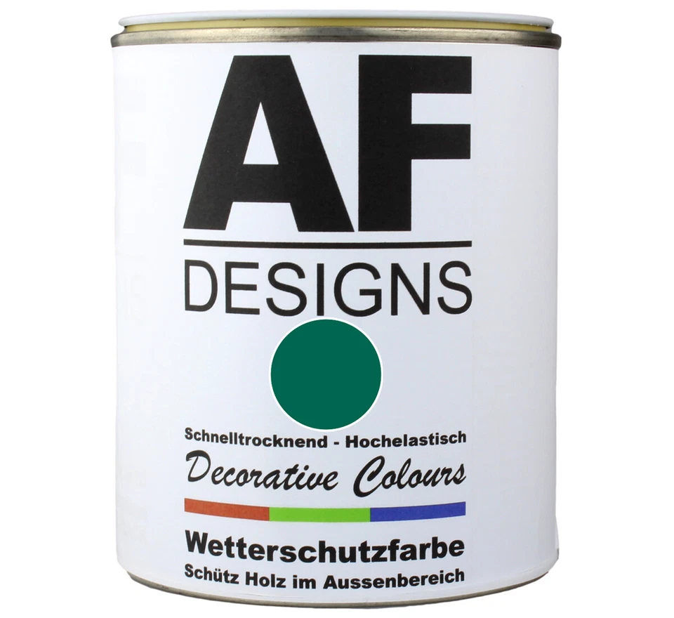 Holzfarbe Wetterschutzfarbe Holzdeckfarbe RAL Holzschutzfarbe Holzlack Buntlack - Bild 1 von 1