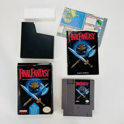 Final Fantasy - Nintendo NES, 1990 Complete in Box with Map CIB Free Shipping! - Image 1 of 4