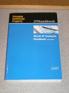 $450 World IP Contacts Handbook 2007 referencia administración de propiedad intelectual - Imagen 1 de 1