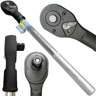 45cm long Socket RATCHET WRENCH with 3/4in Square Drive Hi-Torque Ratchet Wrench - Image 1 of 4