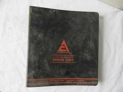 Allis-Chalmers R50 combine repair shop service manual with hard cover binder - Image 1 of 4