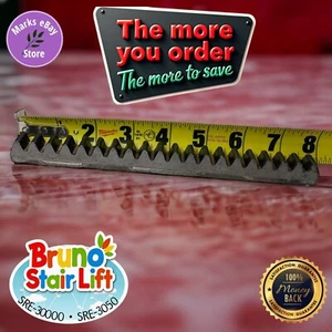 Bruno Stairlift SRE-3000 SRE-3050 Gear Rack Teeth 8" - Order More Pay Less $ - Picture 1 of 4