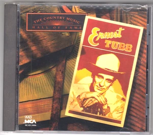 Ernest Tubb CD "Country Music Hall Of Fame" MCA (10086) Near Mint - Imagen 1 de 3