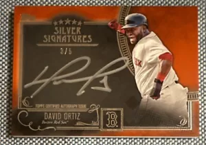 David Ortiz🔥2016 Topps Five Star Silver Signatures Autograph AUTO #FSSS-DO 3/5 - Bild 1 von 2
