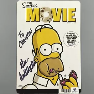 Dan Castellaneta Homer Simpson SIGNED DVD Cover The Simpsons Movie GX19001 COA - Picture 1 of 5