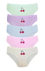 5er Pack Mädchen Kinder Unterwäsche Unterhose Slip Panty Hipster Baumwolle - Bild 1 von 7