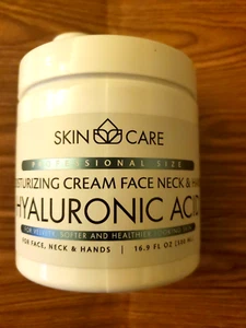 2 PACK SKIN CARE HYALURONIC ACID MOISTURIZING CREAM FACE, NECK & HANDS - Picture 1 of 3