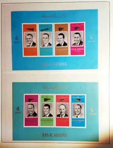 USA ASTRONAUTE MERCURY Space Exploration 2 BLOCS TIMBRES NEUF ** MNH 4 - Photo 1/1