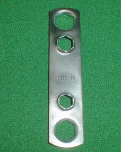 LLAVE DE MOTOR AUSTIN CRAFT MODELO MOTORES DE AVIÓN, LIGERAMENTE USADA, ACABADO BRILLANTE - Imagen 1 de 2