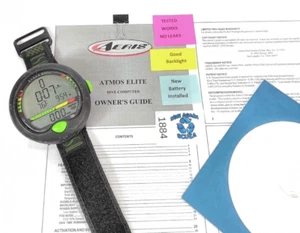 Aeris Atmos Elite Wrist Wireless Hoseless Nitrox Scuba Dive Computer #1884 - Picture 1 of 12