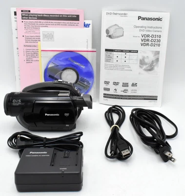 Panasonic VDR-D230 DVD Video Camcorder - No Battery - Powers On - Untested - Image 1 of 4