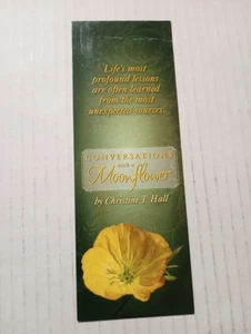 CONVERSATIONS with a Moonflower Bookmark - Picture 1 of 3