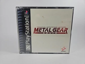 Metal Gear Solid (Sony PlayStation 1, 1998) PS1 Black Label - Complete, Tested! - Bild 1 von 8