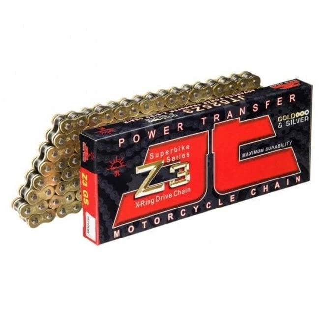 JT (Drive Chain) Road - 525 Z3 (X-Ring Heavy Duty) - 118L (Gold/Silver) - Image 1 of 1