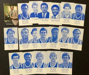 Juego de equipo calendario de baloncesto Kentucky Wildcats 1977-78 - 19 cartas - Imagen 1 de 8