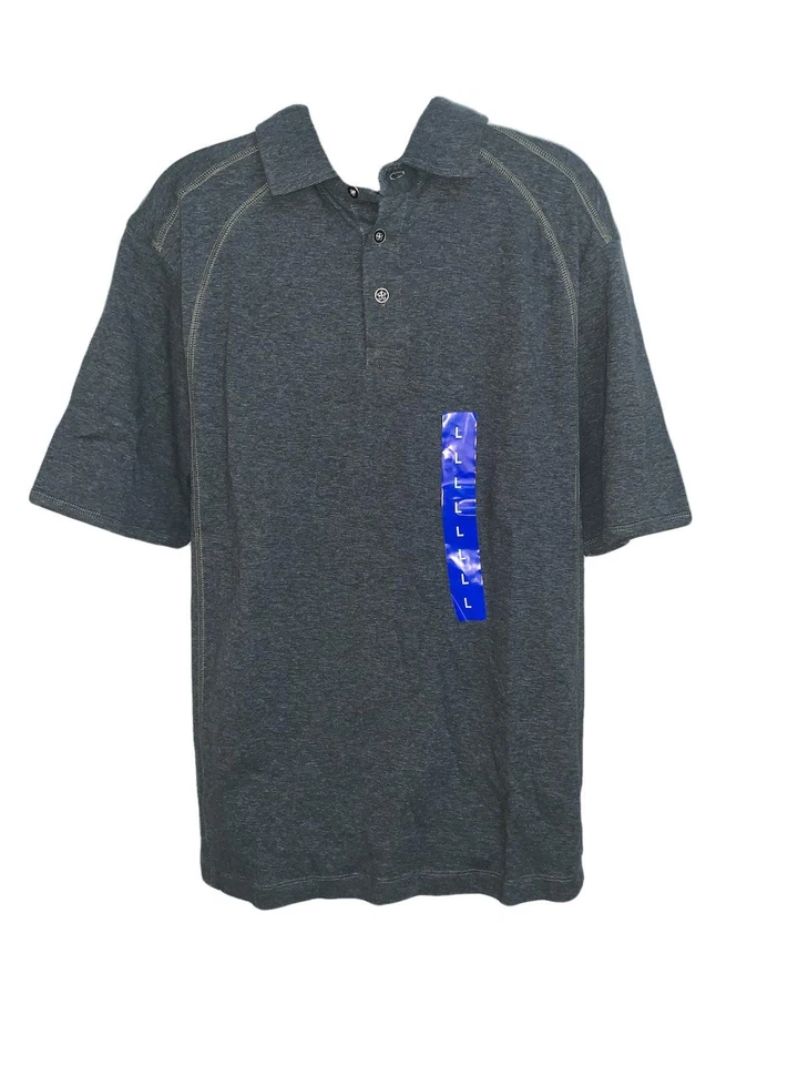 HENRY GRETHEL Men's Polo Shirt, Moss, Large - Image 1 of 1