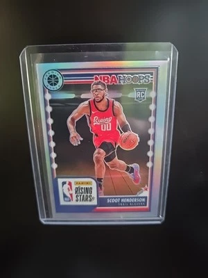 2023-24 Nba Hoops Premium - Rising Stars Silver Prizm #280 Scoot Henderson (RC) - Image 1 of 2