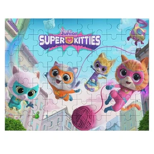 Superkitties Puzzle 70 Teile Geschenk für Kinder einfach zusammenzubauen - Bild 1 von 5