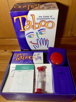 Juego de mesa tabú de colección creativo divertido juego de palabras Hasbro Parker Brothers completo Foto 1 de 4