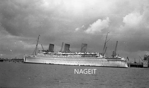 ORIGINAL NEGATIVE R.M.S EMPRESS OF BRITIAN 1935 #6667 - Picture 1 of 1