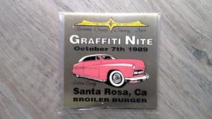 Daytona Trophy Graffiti Nite 1989 Santa Rosa CA Automobilia Plaque - Picture 1 of 2