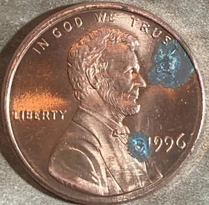 1996 VDB,RD,LINCOLN MEMORIAL,PLATING BLISTERS, CLOSE AM, DDR, Die Chip Date RARE - Picture 1 of 11
