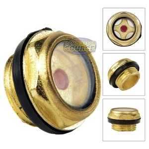 1/2" Puma Air Compressor Oil Sight Glass & Gasket OEM Replacement 2303021B - Picture 1 of 6