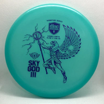 NEW Discmania Color Glow C-LINE P2 Sky God 3 Simon Lizotte Signature Series 175G - Image 1 of 2