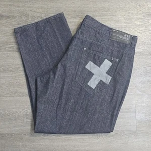 Rocawear Dark Wash Jeans Original Fit Baggy Wide Streetwear Men's Sz 52 (50x33) - Picture 1 of 15