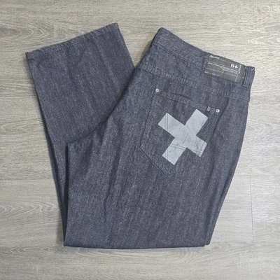 Rocawear Dark Wash Jeans Original Fit Baggy Wide Streetwear Men's Sz 52 (50x33) - Image 1 of 4