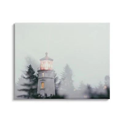 Lighthouse Canvas Wall Art by Nathan Larson – Seaside Home Decor - Image 1 of 4