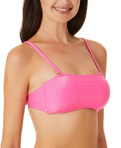 Top bikini donna California Waves junior fascia lucida metallizzata taglia XS nuovo - Foto 1 di 3