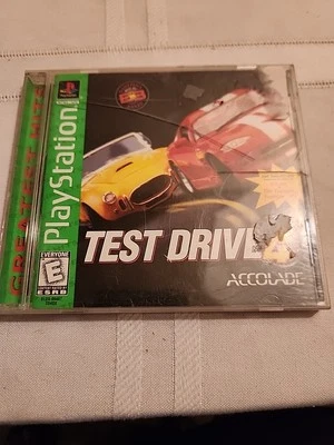 Test Drive 4 (Sony PlayStation 1, PS1, 1997) Complete Greatest Hits - Image 1 of 4