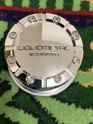 Liquidmetal Motorsports Snap In Chrome Wheel Rim Hub Cover Center Cap BC-625 - Image 1 of 4