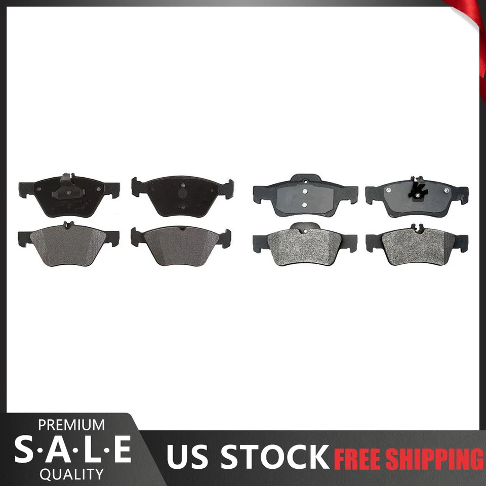 Металлические тормозные колодки передние и задние Element3 для Mercedes-Benz E300 2009 2008 годов выпуска - Изображение 1 из 4