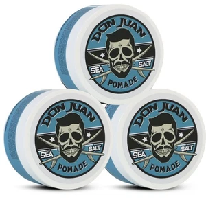 DON JUAN Sea Salt Medium Hold Medium Shine Water Based Pomade 4oz Pack Of 3 NEW - Picture 1 of 6