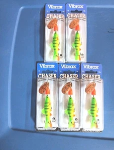 5 Blue Fox Vibrax Chaser 1/2 oz. Copper Firetiger - Picture 1 of 1