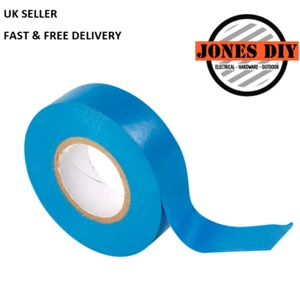CINTA AISLANTE DE PVC ELÉCTRICO AZUL CINTA AISLANTE ROLLOS RETARDANTES DE LLAMA LARGOS - Imagen 1 de 1