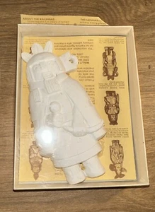 Native American The Maid He-e-e Kachina Souvenir Hydrocal Original Box Vtg - Picture 1 of 9