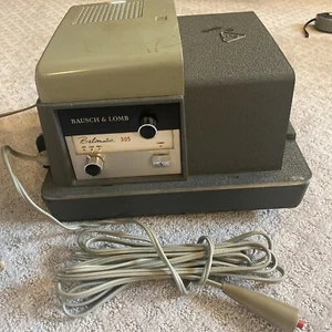 Bausch + Lomb Balomatic 305 Slide Projector - With Remote Control Cord - WORKS - Picture 1 of 9
