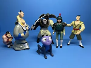 Vintage Disney's MULAN ~ Lot of 5 Figures ~ 1998 McDonalds Toys - Picture 1 of 8