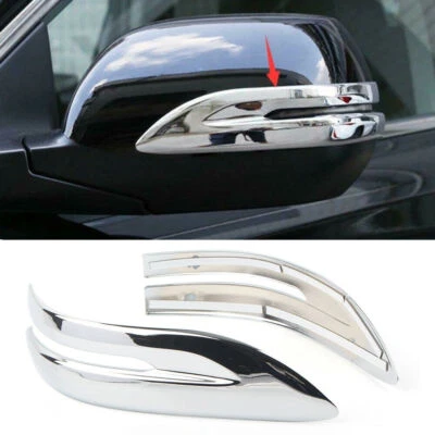Pair Rear View Mirror Stripe Cover Trim Chrome For Honda CR-V 2017-2020 2021 - Imagem 1 de 4