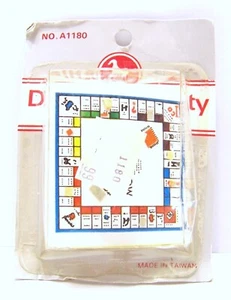 Deluxe Quality Craft Dollhouse Miniature Monopoly Board 2" NEW Sealed # A1180 - Picture 1 of 1